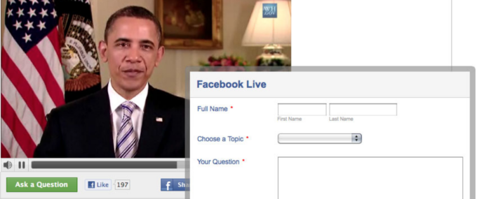 Ask President Obama on Facebook Live Townhall
