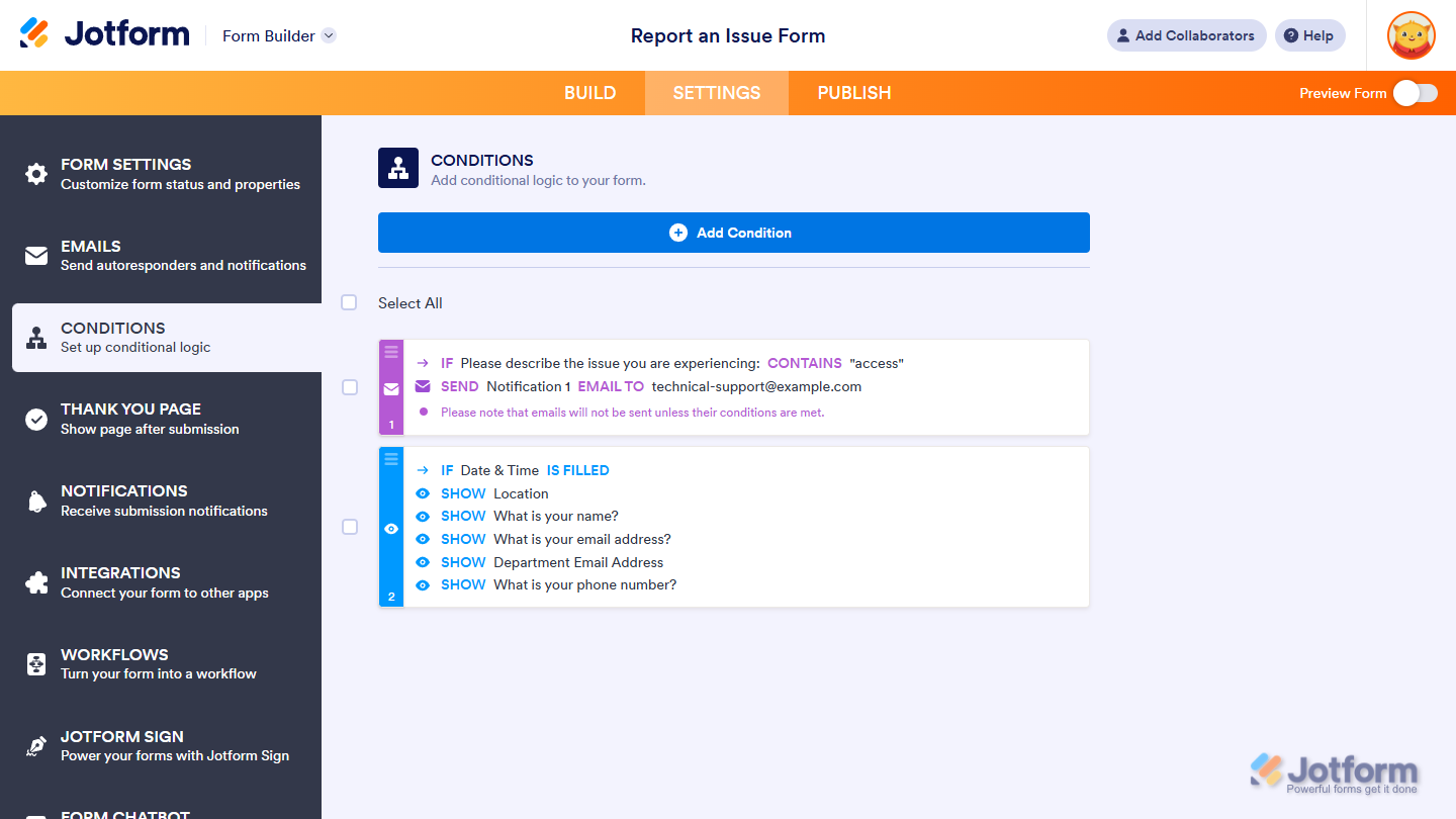 How to Send an Email Based on a User's Answer Image-2