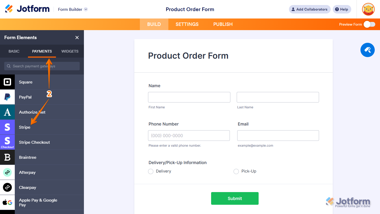 How to Integrate Stripe With Jotform Image-2