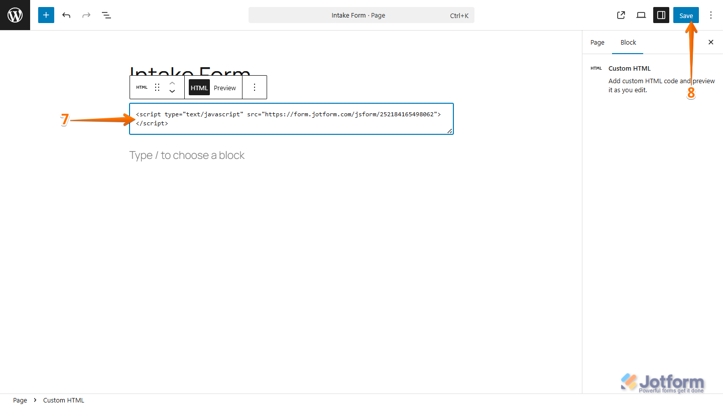 Guia Rápido para Incorporação de Formulários no WordPress Image-17