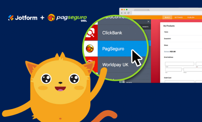 New Integration: Collect PagSeguro Payments Through Jotform