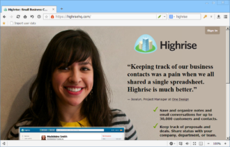 Easy Contact Management with Highrise Easy Contact Management with Highrise