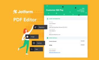 Apresentando o Editor de PDFs Jotform: Transforme respostas aos seus formulários em incríveis PDFs Apresentando o Editor de PDFs Jotform: Transforme respostas aos seus formulários em incríveis PDFs