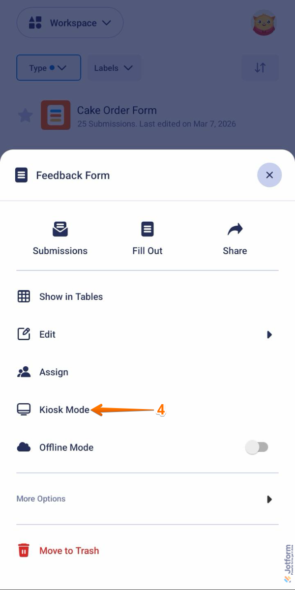 How to Use Kiosk Mode in Jotform Mobile App Image-4