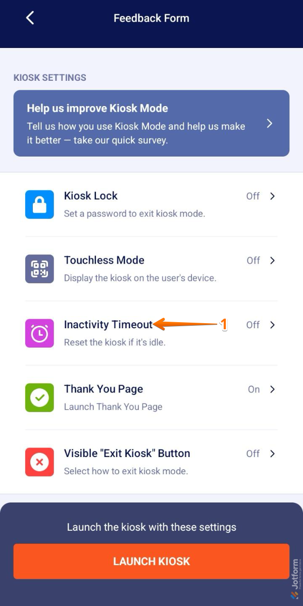How to Use Kiosk Mode in Jotform Mobile App Image-14