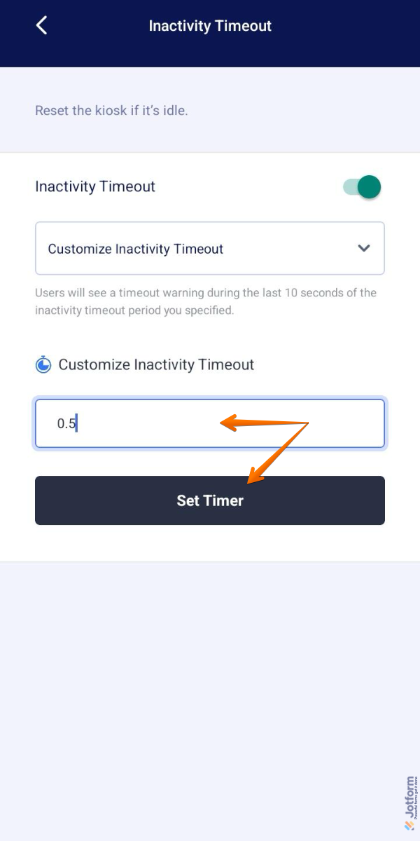 How to Use Kiosk Mode in Jotform Mobile App Image-16