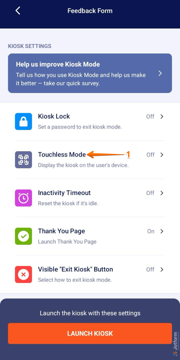 How to Use Kiosk Mode in Jotform Mobile App Image-11