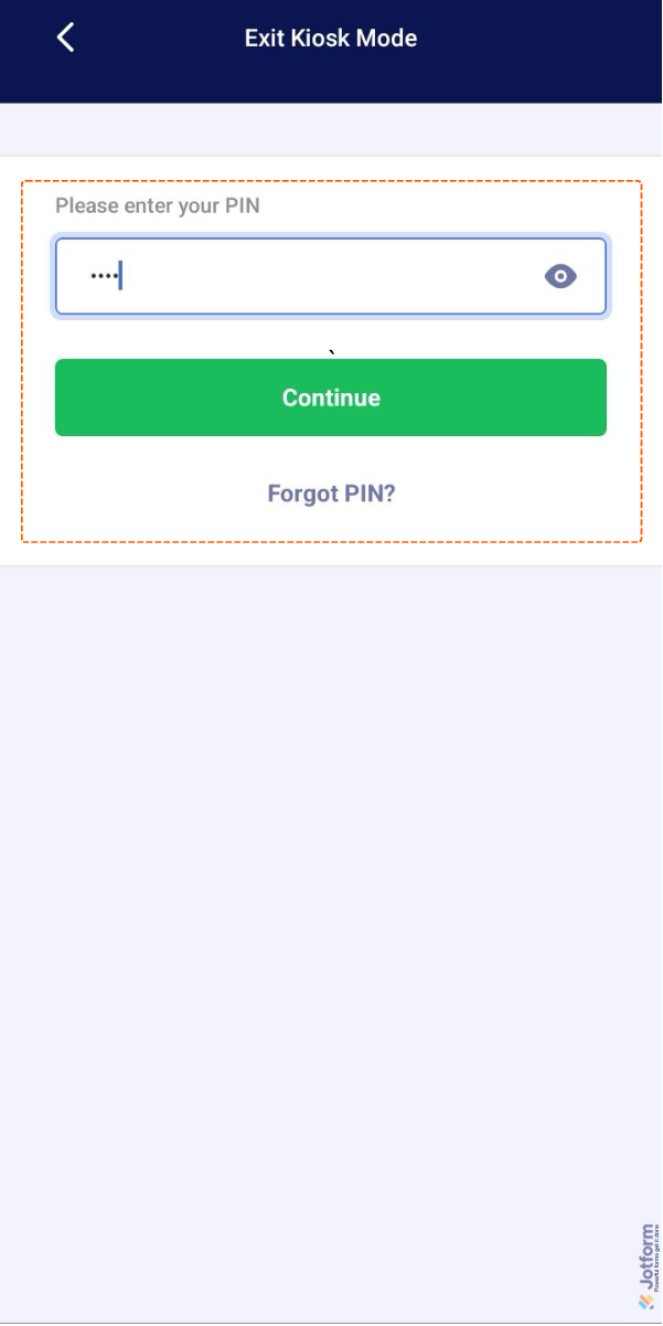 How to Use Kiosk Mode in Jotform Mobile App Image-9
