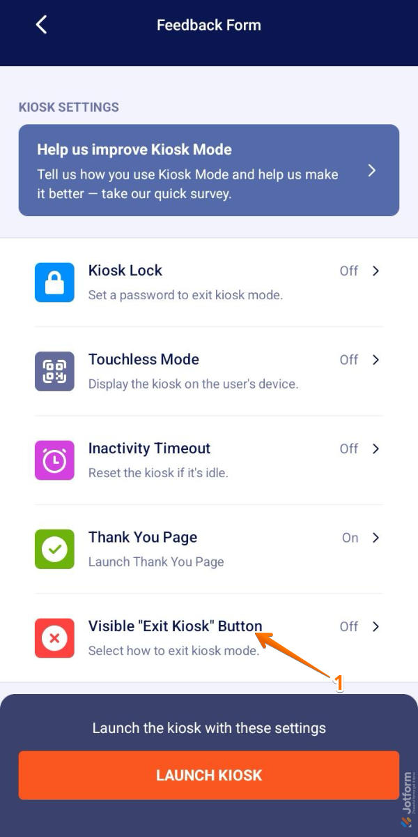How to Use Kiosk Mode in Jotform Mobile App Image-22