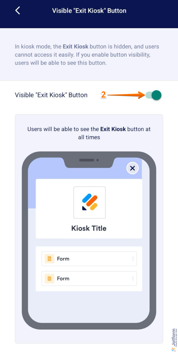 How to Use Kiosk Mode in Jotform Mobile App Image-23
