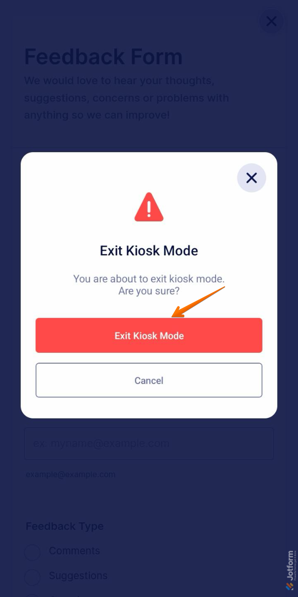 How to Use Kiosk Mode in Jotform Mobile App Image-25