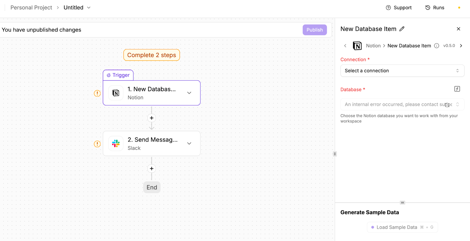 Activepieces Automation Builder Interface