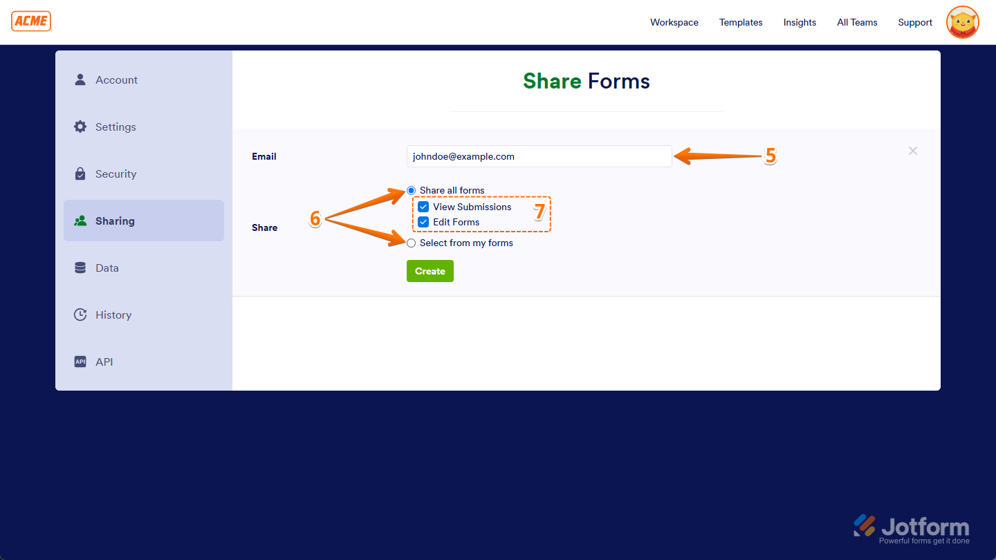 How to Share Forms With Other Users in Jotform Enterprise Image-5
