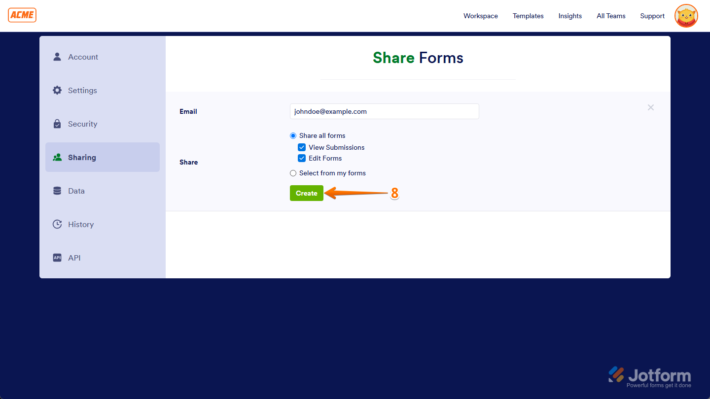 How to Share Forms With Other Users in Jotform Enterprise Image-6