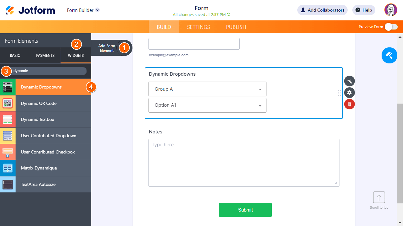 Steps to add Dynamic Dropdowns in Jotform Form Builder Screenshot 73