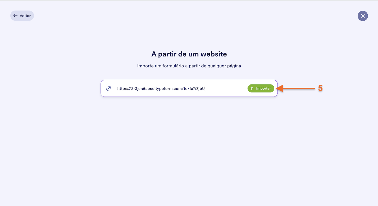 Inserindo o Link do Formulário