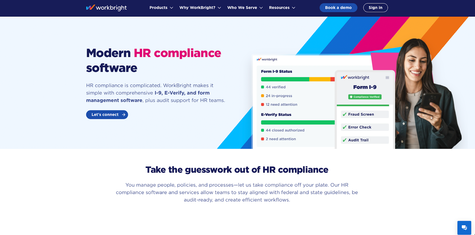 WorkBright Landing Page