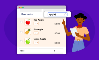 Find products easily in order forms with a new search tool Find products easily in order forms with a new search tool