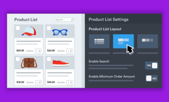 Introducing new card view display options for product order forms Introducing new card view display options for product order forms