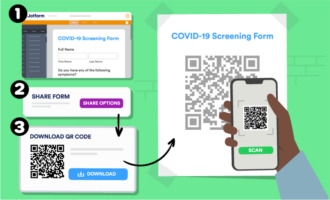 Set up contactless COVID-19 screening in two simple steps Set up contactless COVID-19 screening in two simple steps