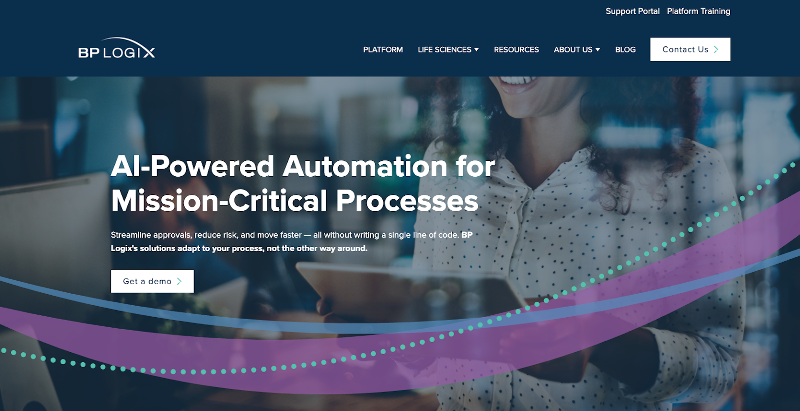 BP Logix Landing Page