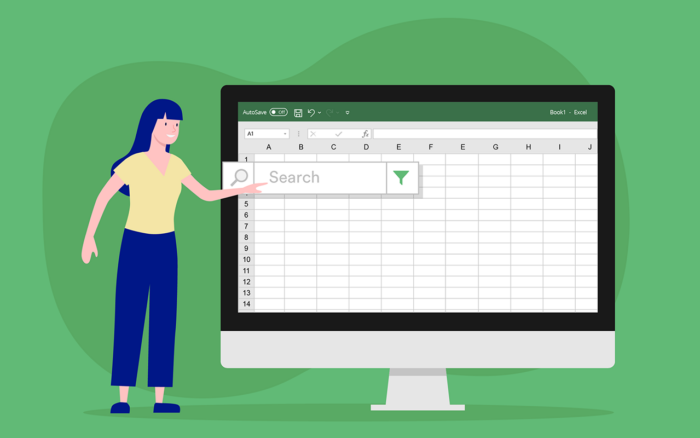 How to create a filtering search box for your Excel data