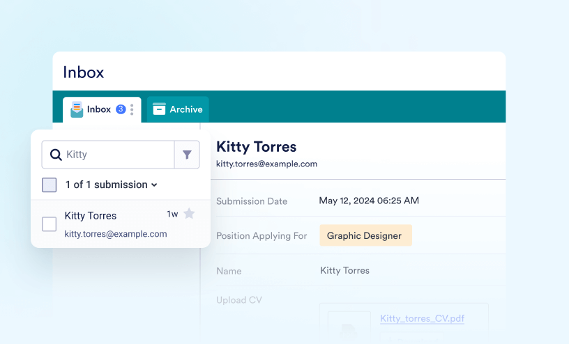 Jotform Gelen Kutusu