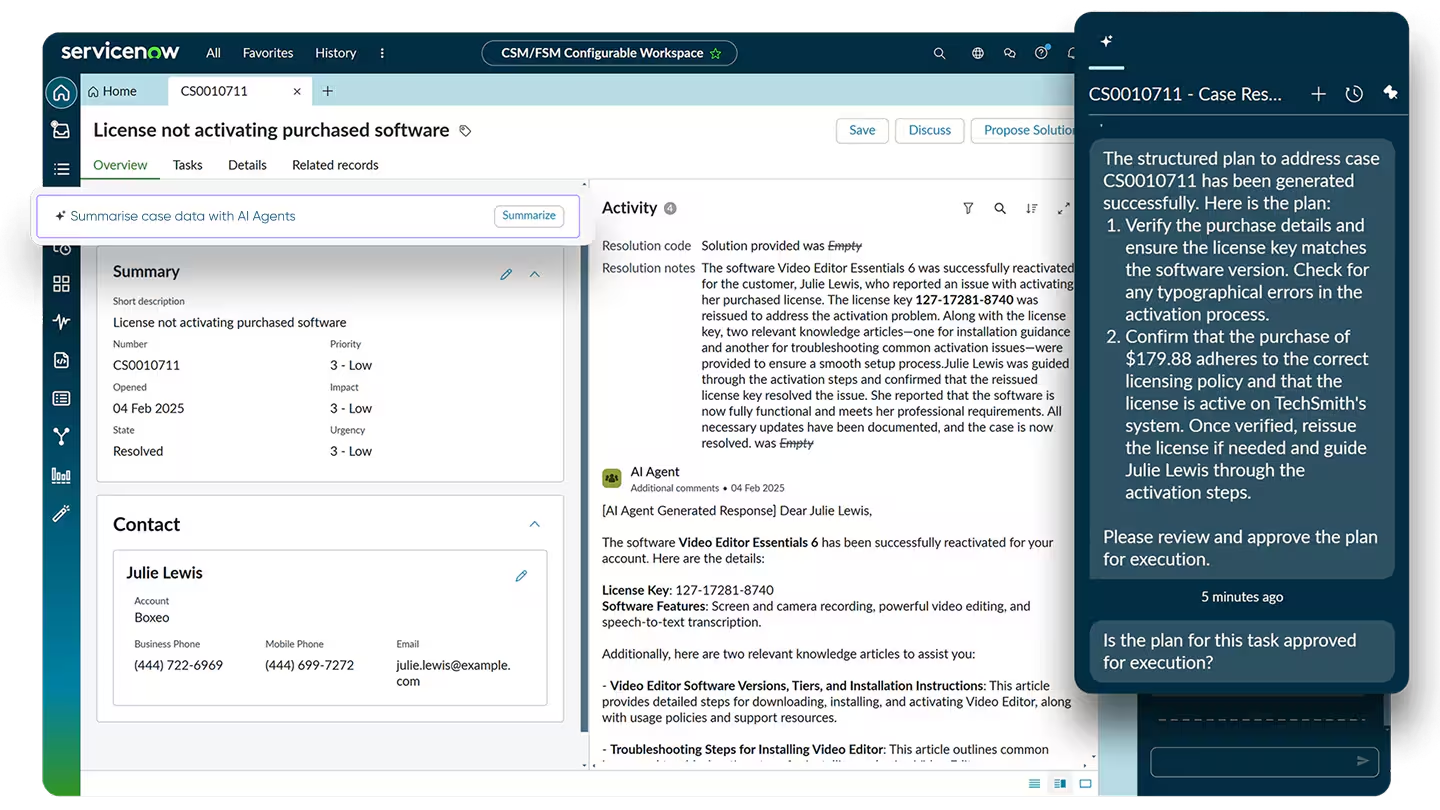 ServiceNow User Interface