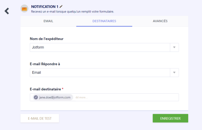 Comment changer l’adresse email utilisée pour le mail de notification ? Image 3 Screenshot 21