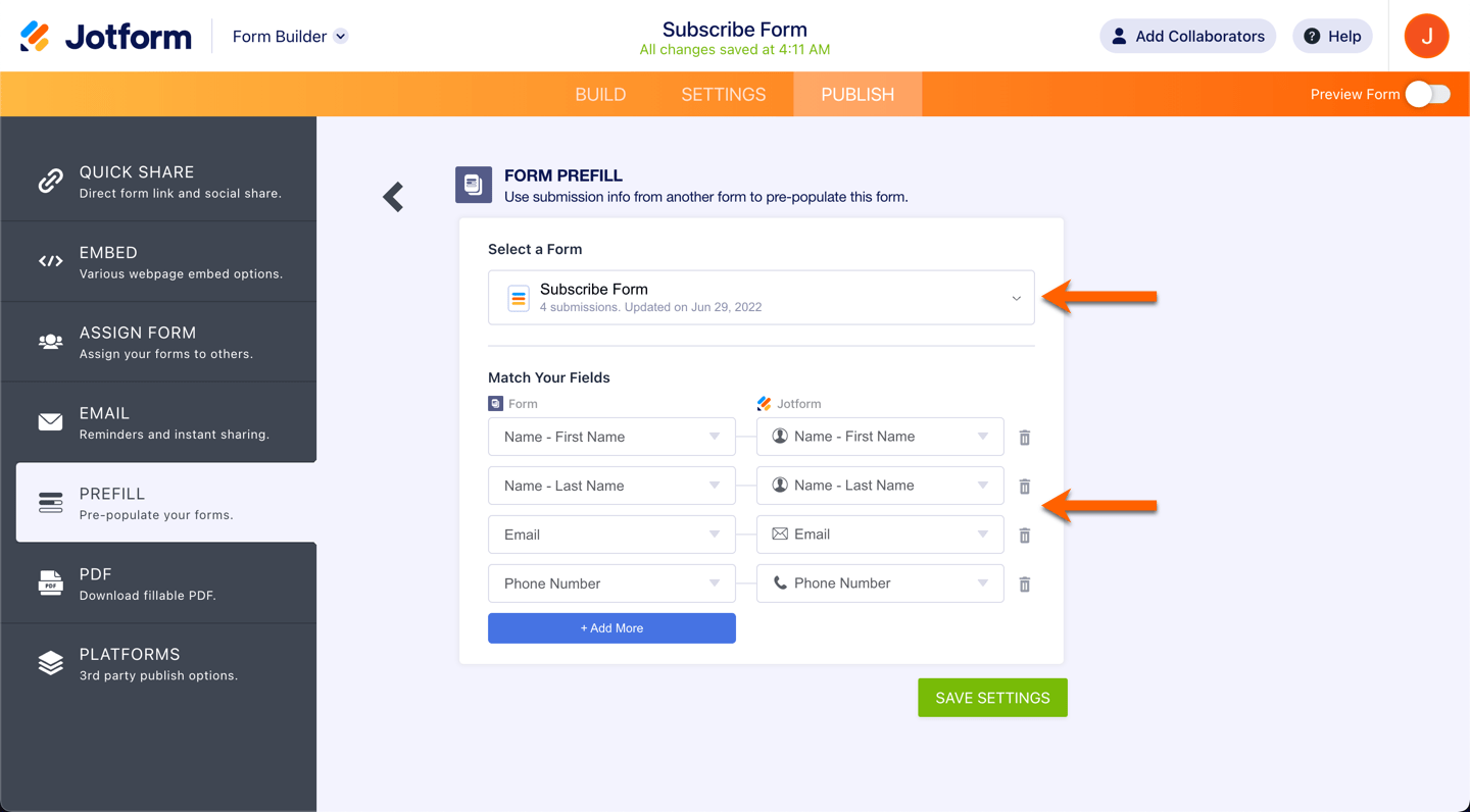 How to pre populate my form using data from another form? Image 3 Screenshot 132