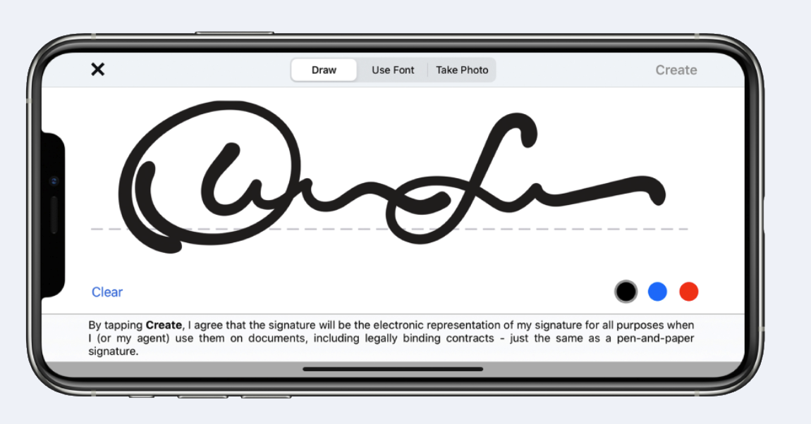 Docusign User Interface