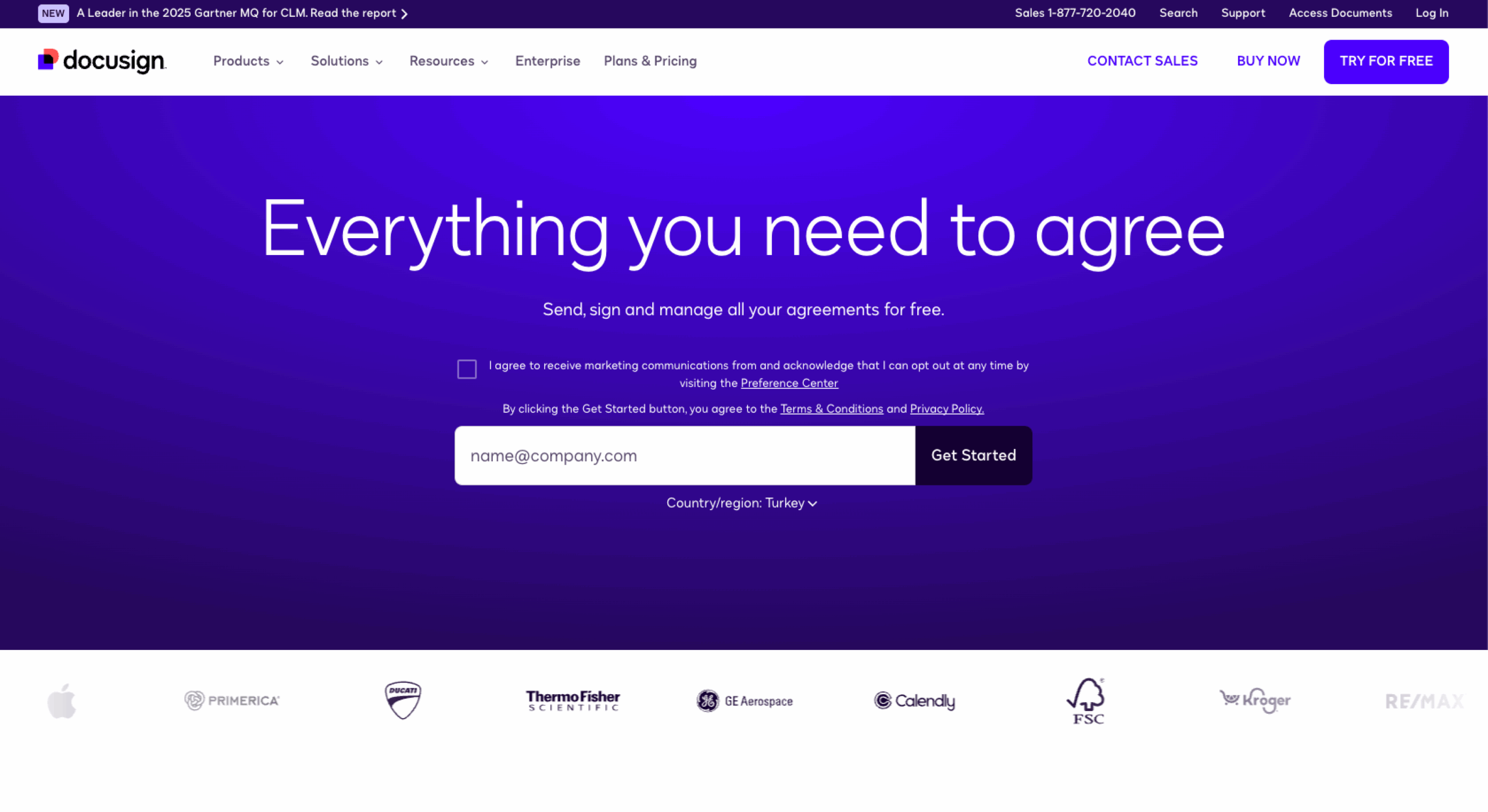 Docusign Landing Page