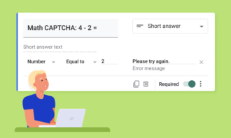 Comment ajouter un CAPTCHA aux formulaires Google Comment ajouter un CAPTCHA aux formulaires Google