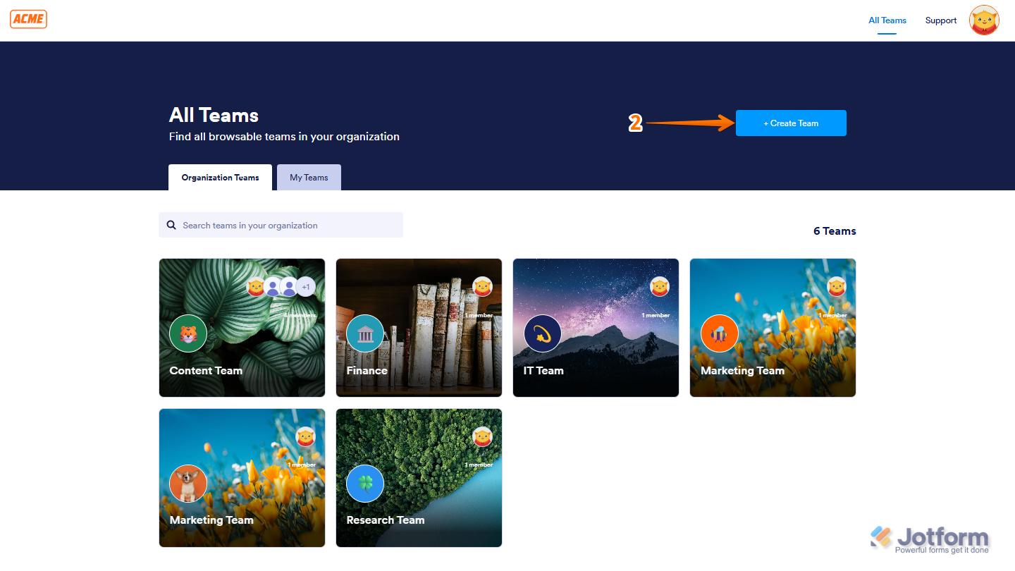 How to Create a Jotform Team Image-4