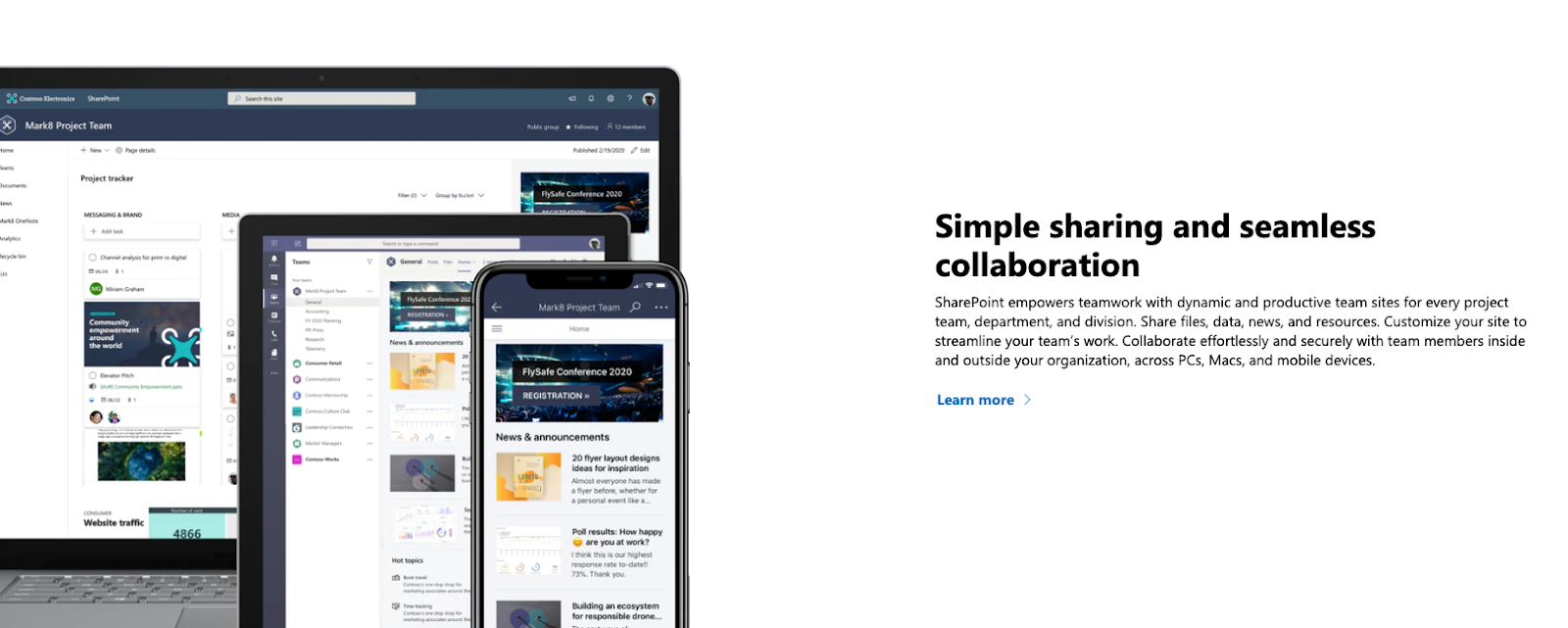 SharePoint Landing Page
