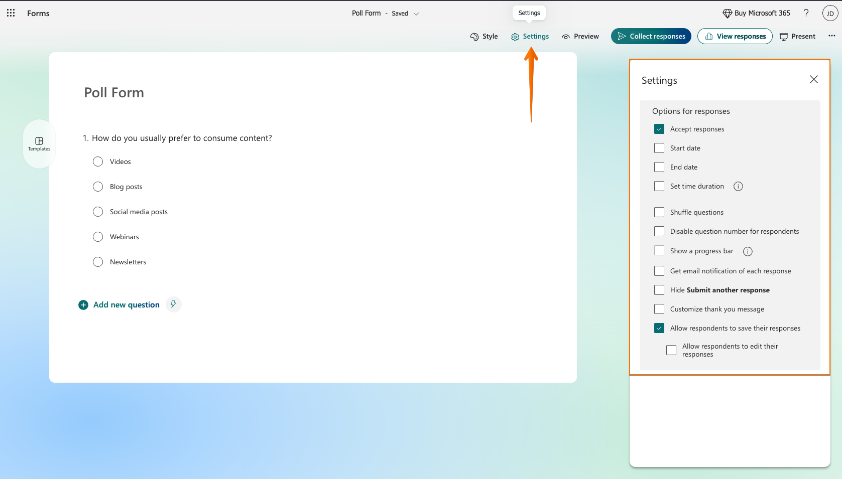 How to create a poll in Microsoft Forms Image-9