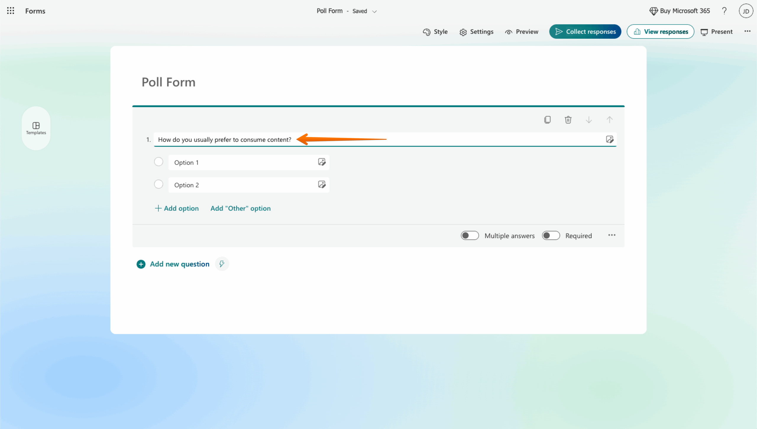 How to create a poll in Microsoft Forms Image-6