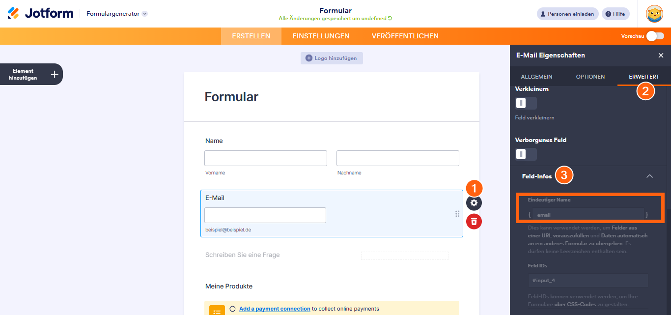 Wie Sie Feld-IDs und eindeutige Namen findet Image-1