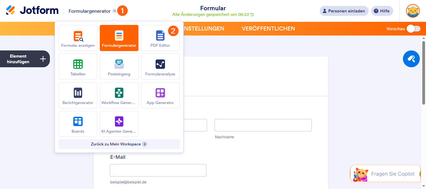 Wie Sie verschiedene PDF Dokumente je nach Antworten der Nutzer verschicken Image-2