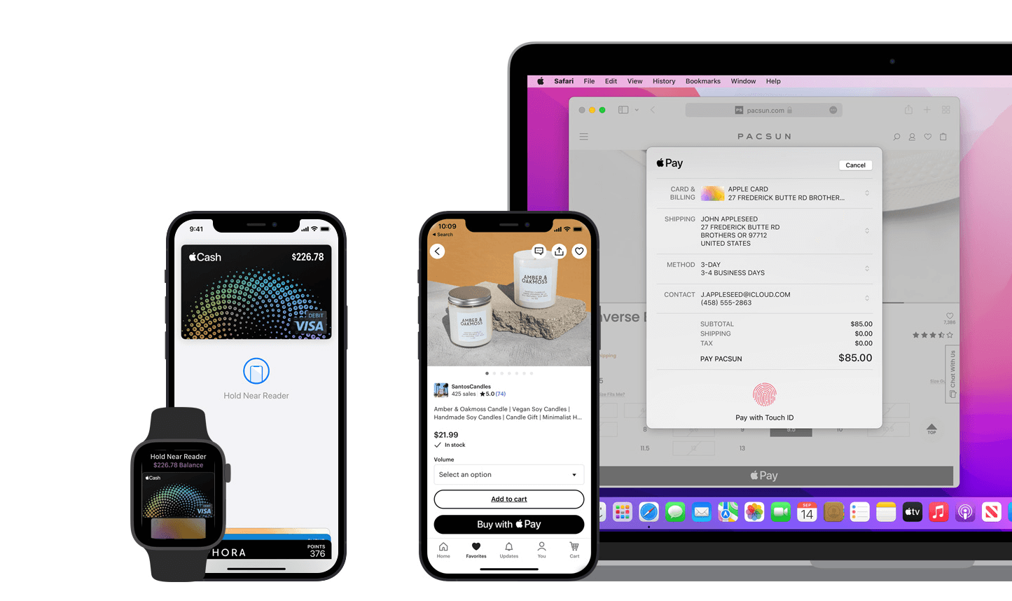 Apple Pay Mobile NFC Mockup Images