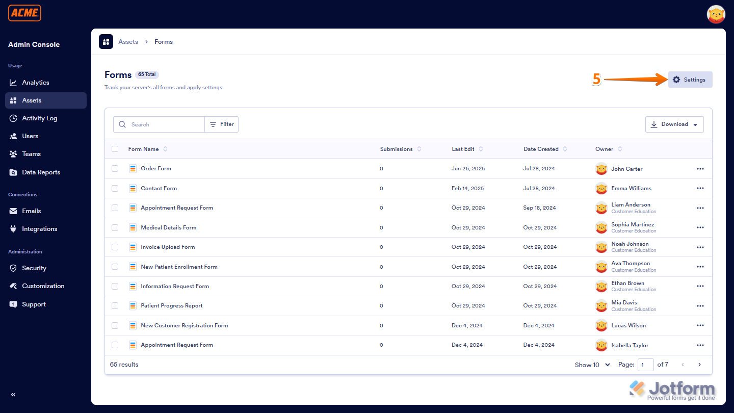 How to Change the Allowed Payments and Widgets in Your Organization's Form Builder Image-1