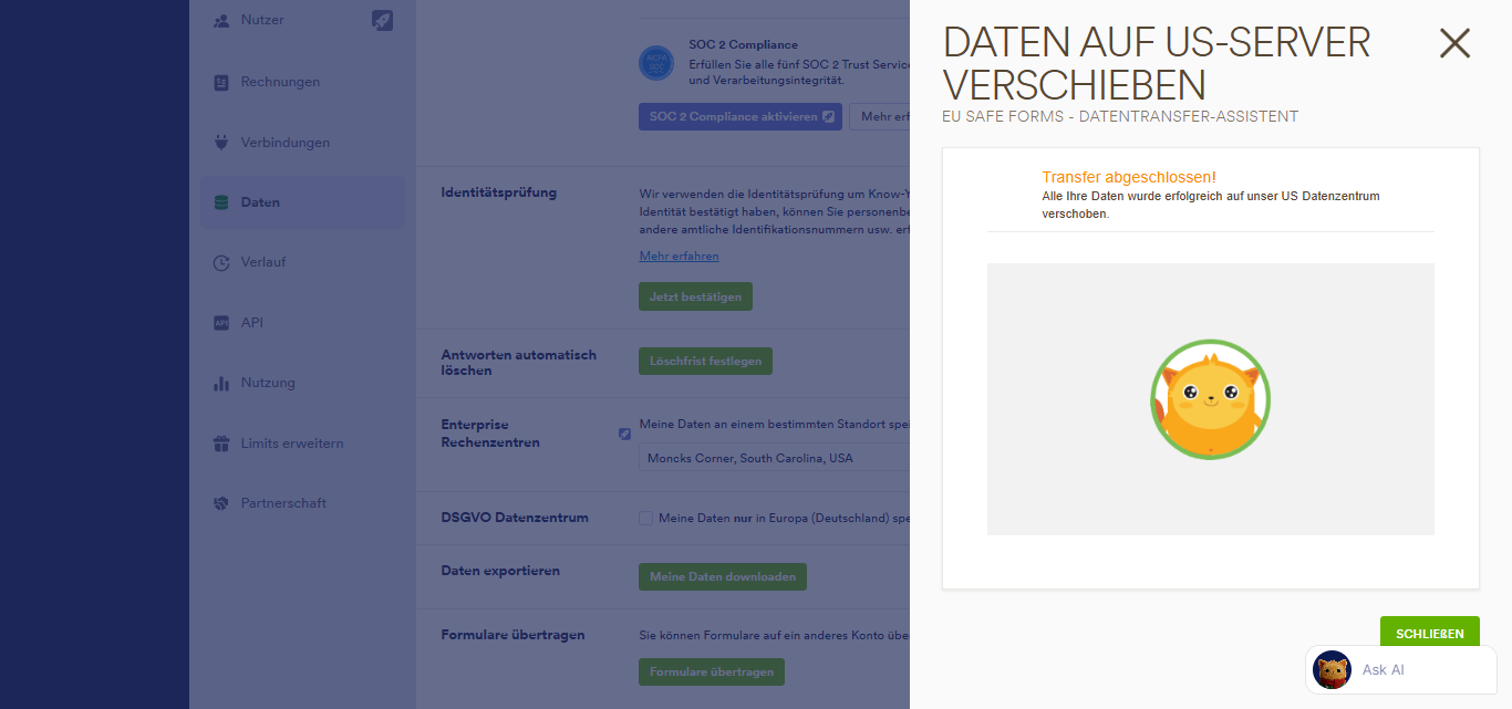 Wie Sie Ihre Daten auf EU Servern speichern können (Datenresidenz in der EU) Image-5