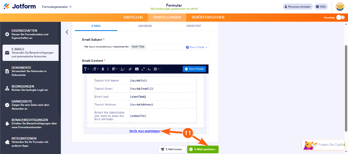 Wie Sie E-Mail-Adressen-Bestätigung in Ihre Formulare implementieren  Image-7