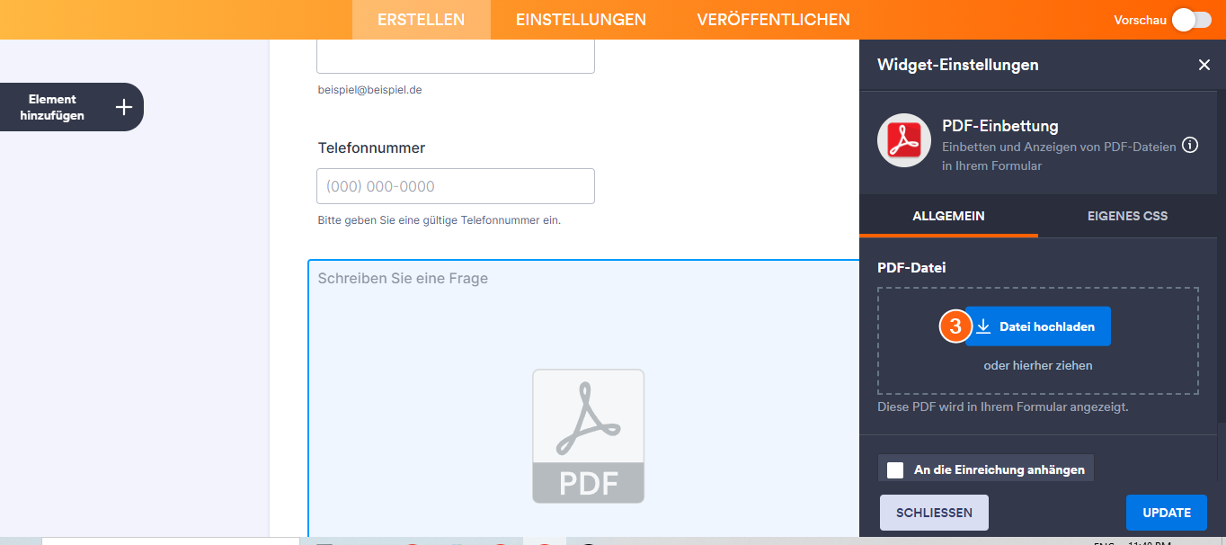 Wie Sie ein PDF-Dokument in Ihrem Formular anzeigen Image-3