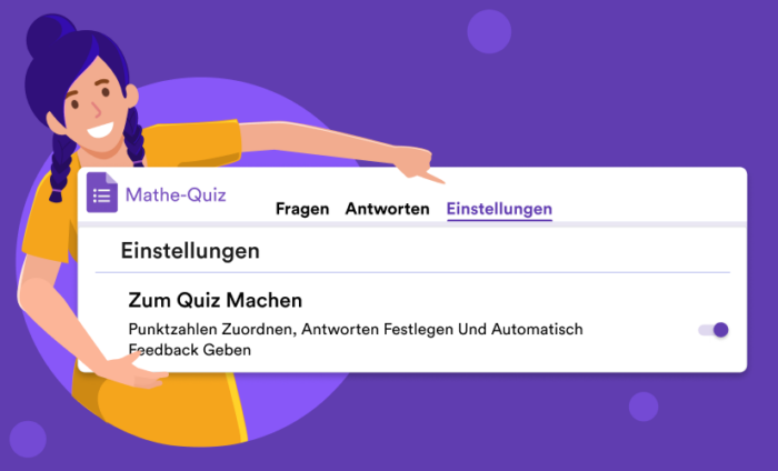 Wie man ein Quiz in Google Formulare erstellt