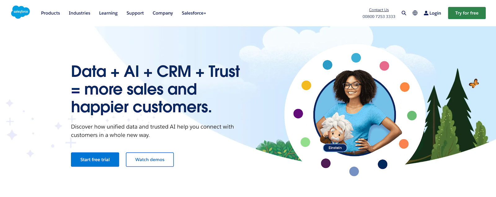 Salesforce Landing Page