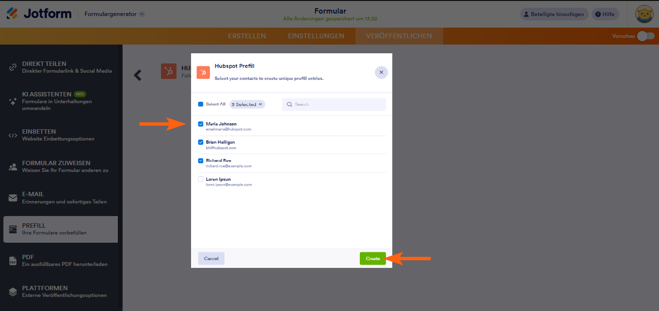 Wie Sie ein Formular mit den Daten aus HubSpot vorausfüllen? Image-5