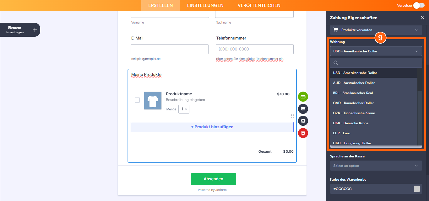 Wie Sie PayPal Business mit Jotform integrieren können Image-19