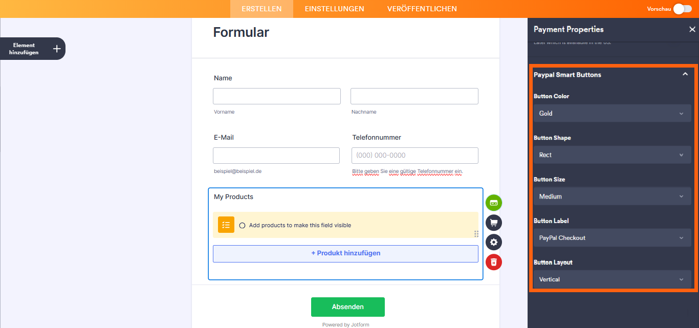 Wie Sie PayPal Business mit Jotform integrieren können Image-22