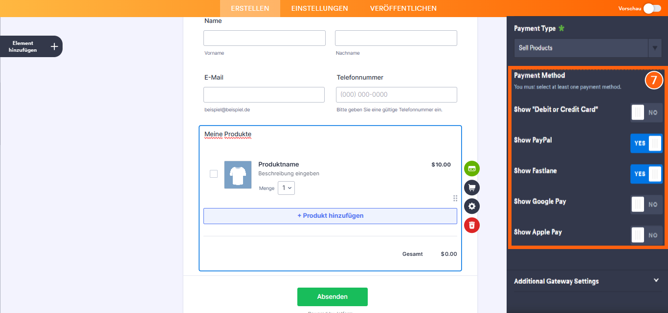 Wie Sie PayPal Business mit Jotform integrieren können Image-6